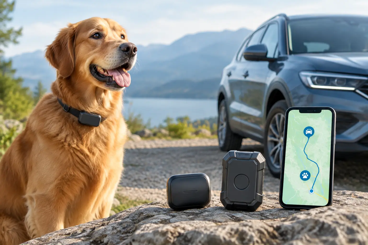GPS ტრეკერის არჩევა ძაღლისა და მანქანისთვის